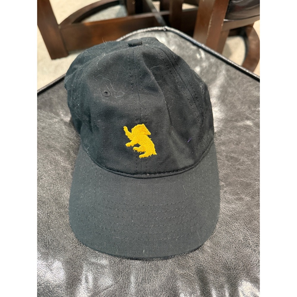Harry Potter Hufflepuff Black Cotton Baseball‎ Cap Adjustable Strapback Hat Logo